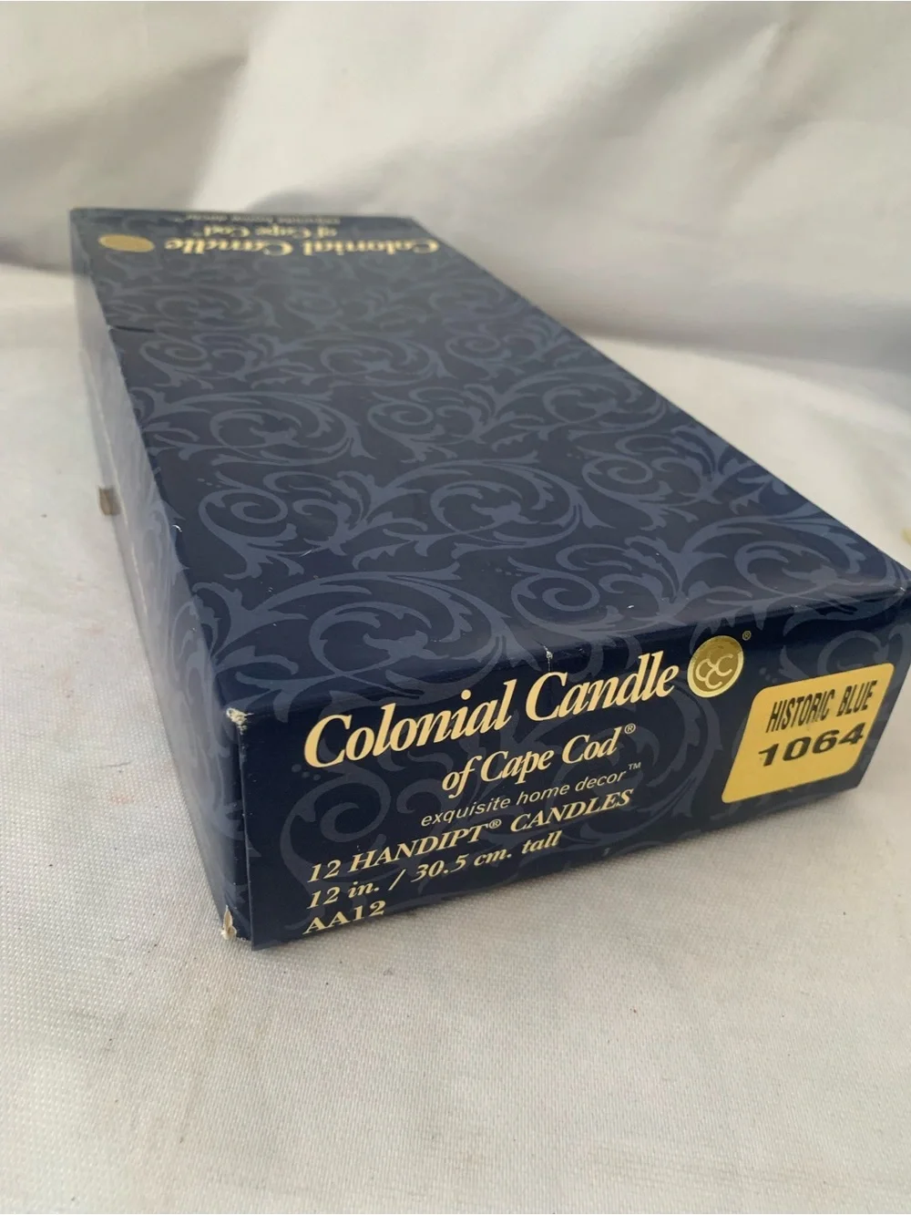 Vintage Mix of 12 Multicolor Colonial Candles and J&S 12